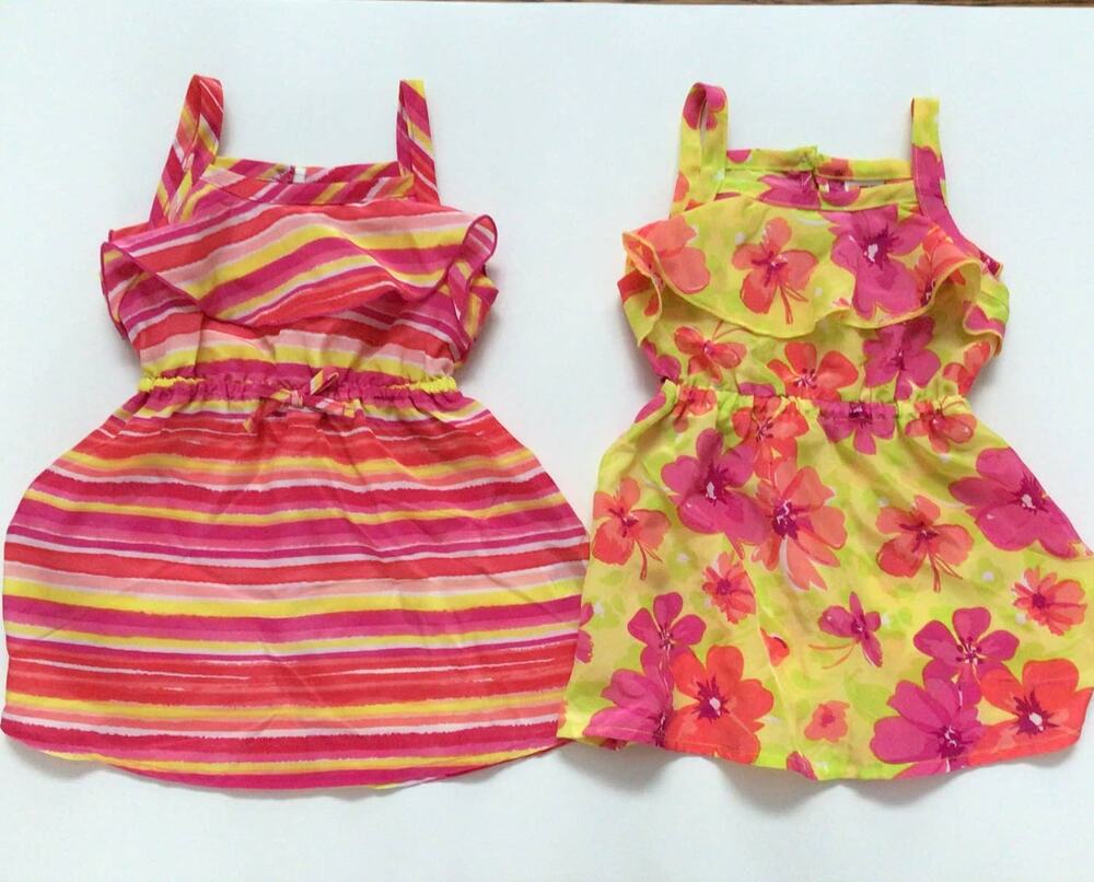 Healthtex Bundle of 2 Light Weight Dresses Sz 18 months